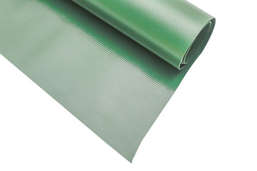 Cubierta resistente verde reforzada aduana de la lona del PVC de la lona del vinilo con la lona del camión del PVC del ojal